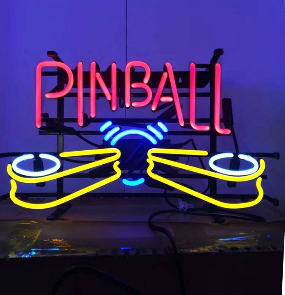 Neon Sign Pinball 62 x 42cm Sound Leisure Limited