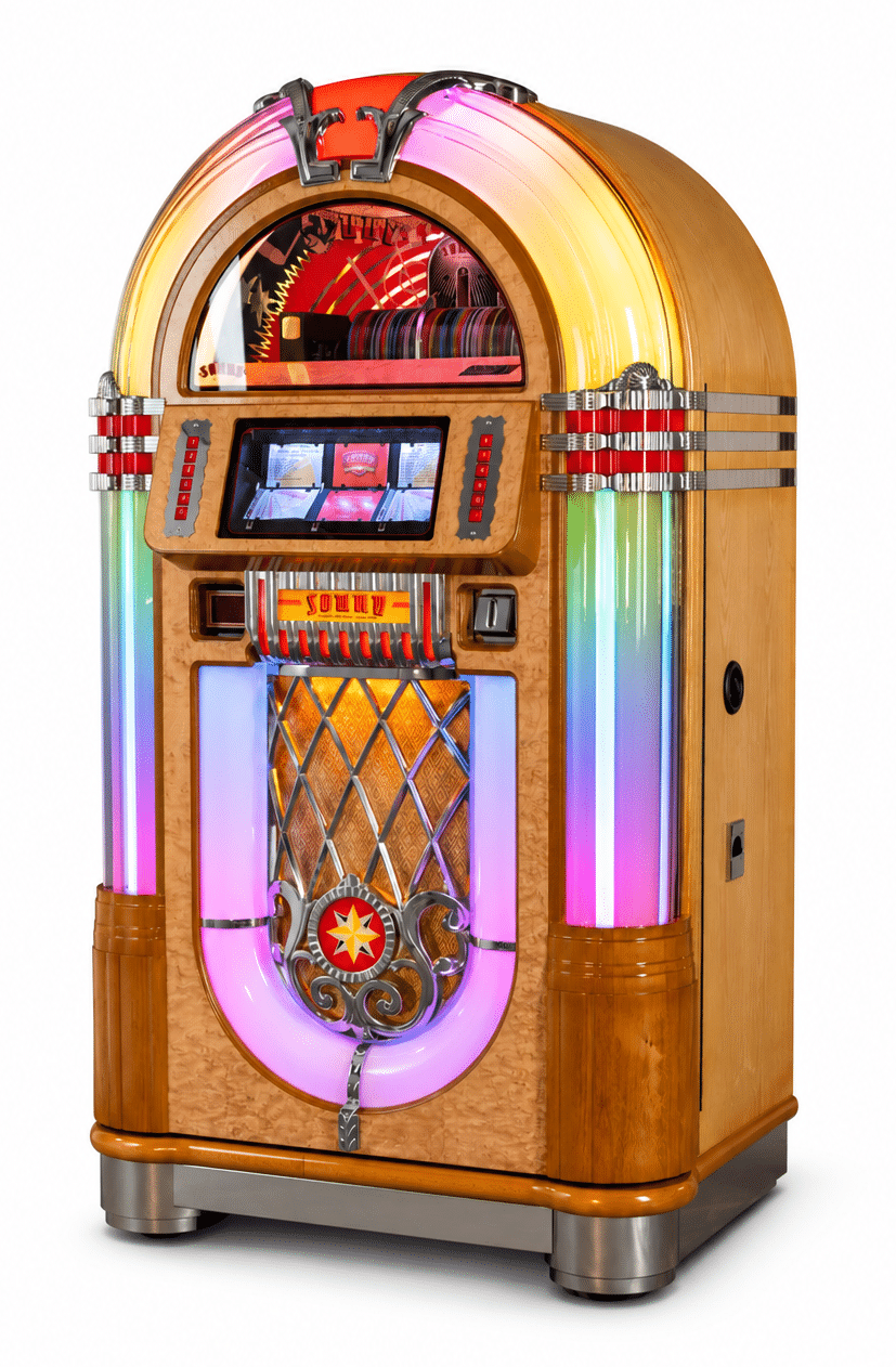 SL15 CD Jukebox (Light Oak)