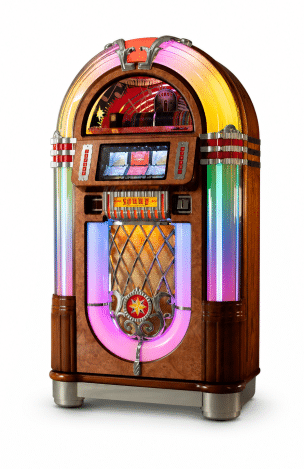 SL15 Slimline CD Jukebox (Mid Oak)